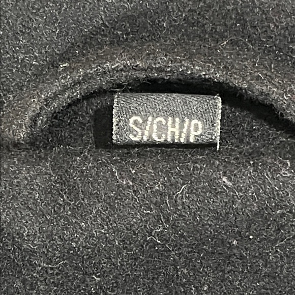 NWOT Black Wool-Blend Pea Coat Sz S - Picture 15 of 15